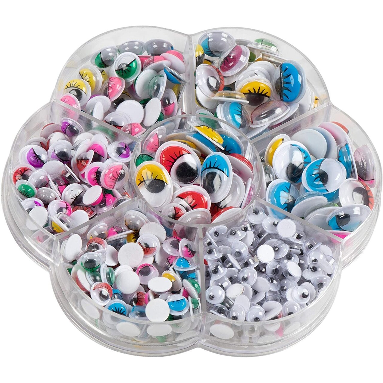 500 Pack Googly Eyes Self Adhesive for Crafts, Multi Colors and